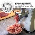 thumbnail image 7 of Masteelf Stainless Steel Meat Plate with 3 Holes, Easy to Clean, for Home Kitchen Use, White Finish, 7 of 7