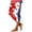 #0393Red, variant on Taylonsss Womens St Patricks Day Yoga Pants Print Tight 3/4 Length Casual Fashion Leggings For Summer Spring Workout Gym Fitness