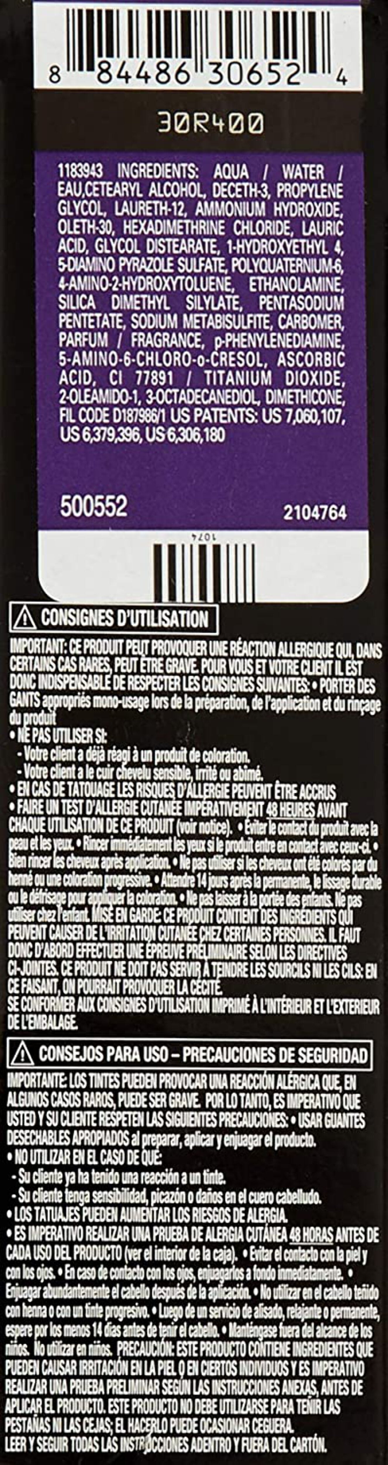 L'Oreal Technique Excellence HiColor Permanent Hair Color, (H20 Red Violet) 1.74 oz