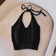 thumbnail image 2 of THDHVS Toddler Tank Tops Girls,Girls Strappy Neck Vest Summer Sleeveless Shirt Casual Tank Top Black, 2 of 3