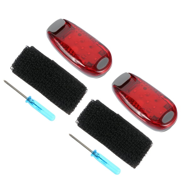 LED Night Light Runner 2 Pcs Running Lights Headlamp Multi-function Red