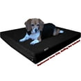 thumbnail image 4 of Dogbed4less 55"X37"X4" Size Black Canvas Washable External Replacement Cover Only, 4 of 5