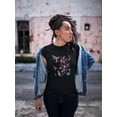 thumbnail image 2 of Humming Birds And Flowers T-Shirt Women -SPIdeals Designs, Female XX-Large, 2 of 4