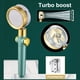 thumbnail image 4 of Handheld High Pass Ducha Sprinkler Sprinkler de 360 ​​grados Rotación Cuerpo Masaje Showerhead Hogar Hotel Baño Adulto Familia Familia Tipo 1 Inevent HA010610-05, 4 of 6