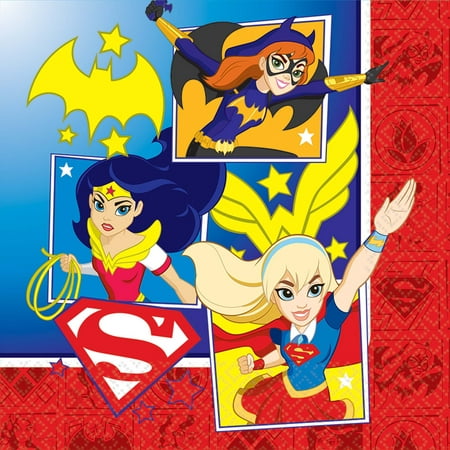 DC Super Hero Girls Lunch Napkin (16 Count)