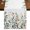 Sage Green White, variant on Blue Tulip Flower Table Runner 36 Inches Long for Dining Tables, Vintage Spring Plant Floral Botanical Cotton Linen Table Runner Coffee Tablerunners Dresser for Kitchen Party Holiday Decor 13"x36"