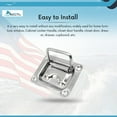 thumbnail image 6 of MARINE CITY Hatch Lift Handle Ring Pull 304 Stainless Steel Flush Recessed Handle 3 Inches  2-1/4 Inches for  Marines, Boats, Ships, Yachts Pack of 4, 6 of 8
