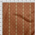 thumbnail image 3 of oneOone Silk Tabby Fabric Stripe & Swirl Ikat Fabric Prints By Yard 42 Inch Wide, 3 of 4