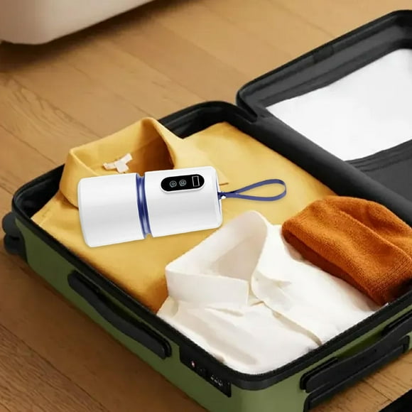 Secadora de ropa portátil multiusos de 200 W con temporizador y apagado automático, con bolsa de secado, minisecadora de viaje para viajes de negocios