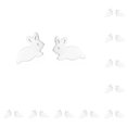 thumbnail image 2 of Sonducket Pendientes de acero inoxidable para mujer, pendientes de perforación de animales, joyería decorativa, regalos de vestir Type2 NO2, 2 of 6