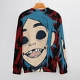 thumbnail image 3 of Gorillaz Unisex Sweater Long Sleeve Fall Casual Crewneck Tops Pullover Active Streetwear Fashion Sweatshirt XL, 3 of 6