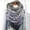 Purple, variant on HuangHuanChen Scarf for Women Fashion Halloween Print Button Soft Wrap Casual Winter Warm Scarves Neck Warmer Shawl Wraps