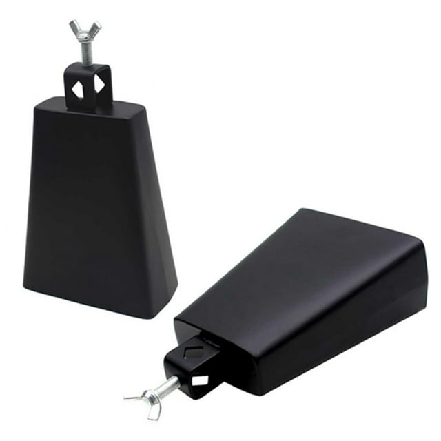 Accesorio de percusión Tambor de cencerro negro de metal de 6 pulgadas ANGGREK Otros
