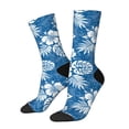 thumbnail image 1 of Fotbe Leaves And Flowers Calcetas Largas con Estampado para Hombre y Mujer – Calcetas de Compresión Transpirables y Elásticas, Viajar y Uso Diario Talla 5-11, 1 of 6
