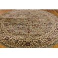 thumbnail image 4 of Unique Loom Voyage Collection Traditional Oriental Classic Intricate Design Area Rug, 8' 0 x 8' 0 Round, Light Green/Ivory, 4 of 5