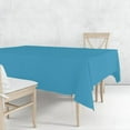 thumbnail image 3 of Nicole Fantini Disposable Plastic Tablecloth Rectangle 54" x 108" Set of 8 (Island Blue), 3 of 3