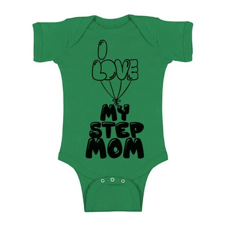

Awkward Styles I Love my Step Mother Baby One Piece Baby Gifts Lovely Bodysuit Short Sleeve Step Mother Clothing Collection Best Baby Gifts I Love my Mommy Cute One Piece Clothing for Newborn