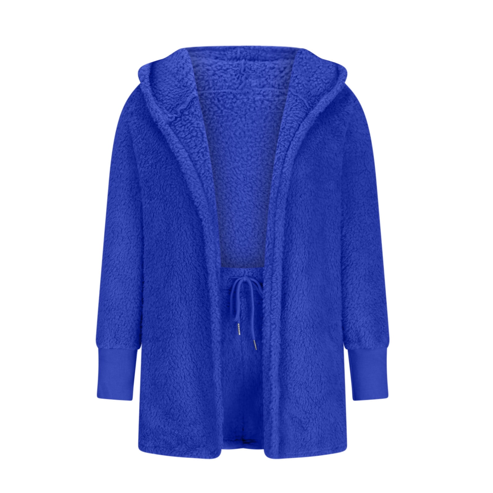 BONIXOOM Womens Pajamas Couples Christmas Pajamas Sleepwear None Long Sleeve Sleepwear Sets Solid Blue M