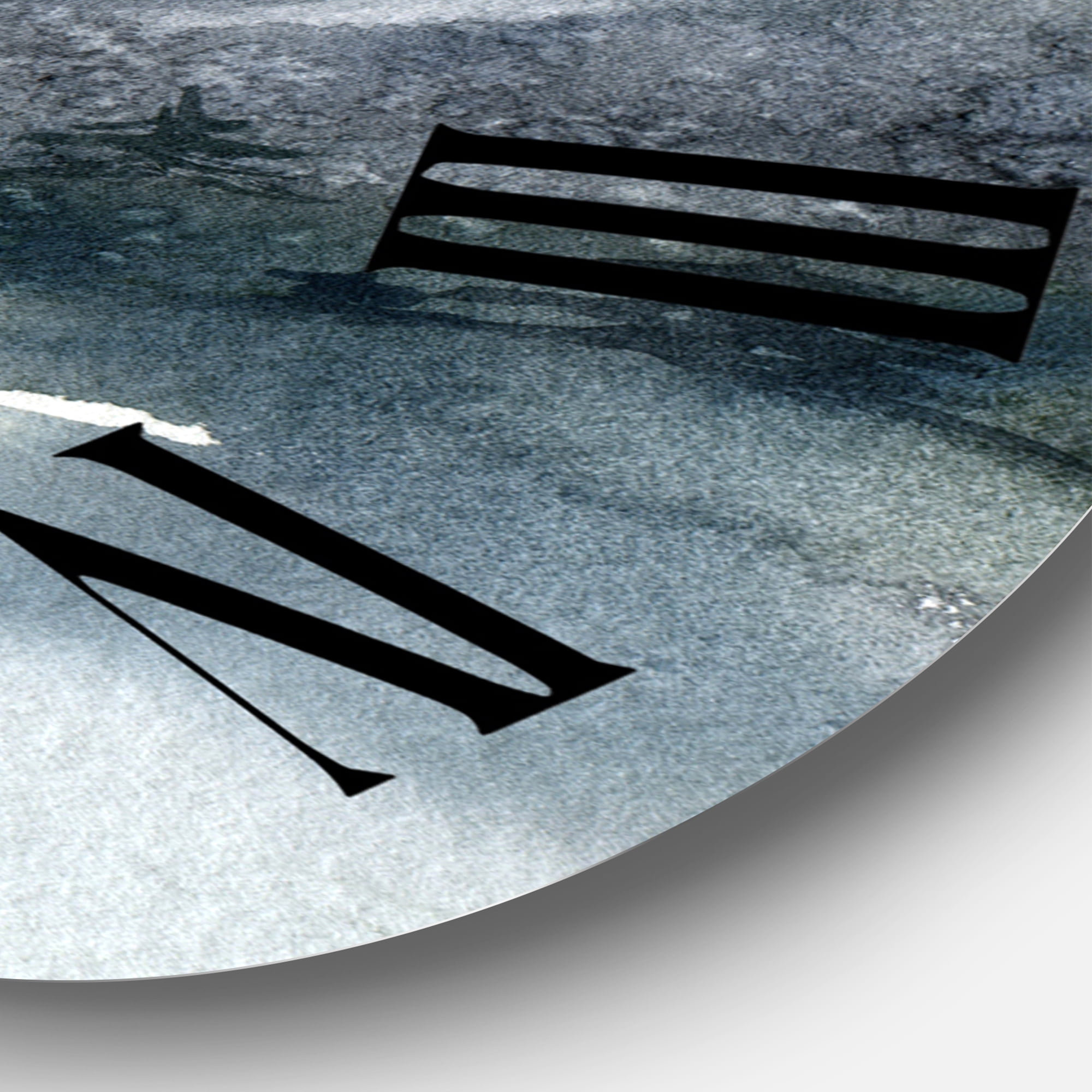 Designart 1 in Modern,Contemporary Wall Clock