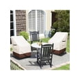 thumbnail image 3 of Rocking Chair Cover 2 Pack 600D Heavy Duty Waterproof Patio Furniture Covers For Outdoor Rocking Chairs All Weather Protection 27x34x45 Inches Beige, 3 of 5