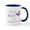 White/Navy Inside, variant on CafePress - World's Best Mother In Law Mug - 11 oz Ceramic Mug - Novelty Coffee Tea Cup