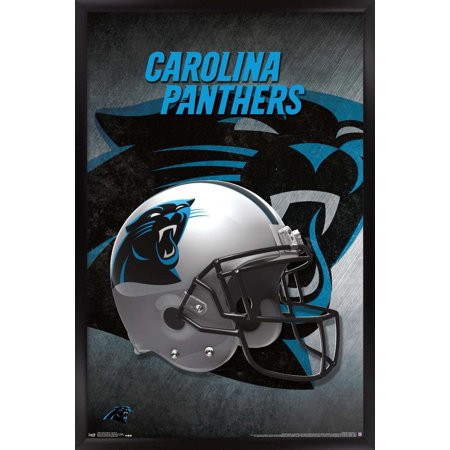 NFL Carolina Panthers – Helmet 16 Wall Poster 14.725 x 22.375 Framed