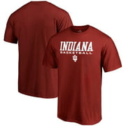 Men's Fanatics Branded Crimson Indiana Hoosiers True Sport Basketball T-Shirt