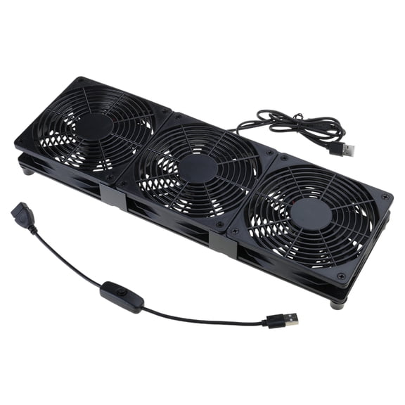WINDLAND 120mm 5V USB Powered Cooling Fan for Router Rack Sound Video Networks Cabinet