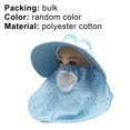 thumbnail image 6 of Taluosi Fisherman Hat Face Neck Cover Flap UV Protection Polyester Cotton Wide Brim Sunscreen Cap for Riding, 6 of 8
