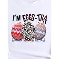 thumbnail image 4 of Easter Eggs Graphic Fashion Sports Tee, Round Neck Workout Short Sleeves Tops, Women's Activewear, 4 of 7