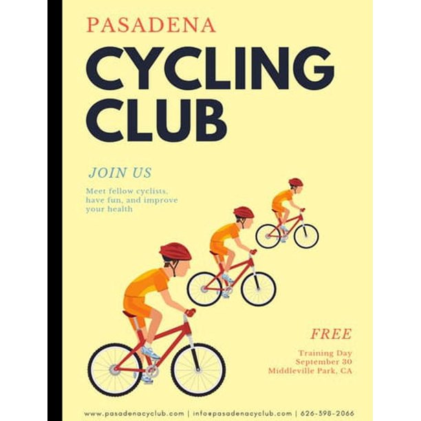 cycling club composition notebook paper reinforced holes notebook