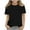 Black, variant on Girl's T-shirts 2025, Relaxed Fit Summer Crewneck Casual Short Sleeve Tops Yellow Size 12-13T