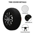 thumbnail image 4 of Easygdp Fruit Apples Wheel Sun Guard, Spare Tire Cover,Universal Trailer Suv Truck Camper Travel,Easy To Install And Remove -15 Inch, 4 of 9