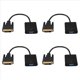 thumbnail image 1 of 4X Dvi A Vga Cable Adaptador 1080P Dvi-D A Vga Cable 24 + 1 25 Pines Dvi Macho A 15 Pines Vga Hembra Conversor de Video para Visualización de Pc, 1 of 5
