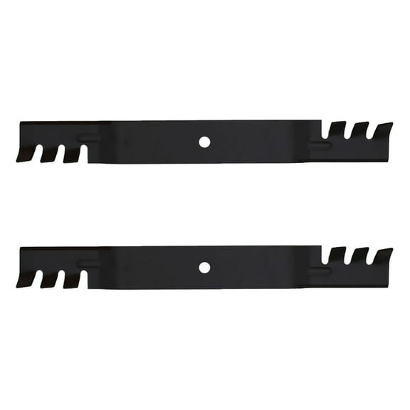 (2) Toothed Mulching Mower Blades Fits Toro Timecutter 42" Deck Replaces 110-6568-03