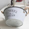 thumbnail image 1 of OFFIGAM 2Ud Maceta Metal Plateado Para Plantas Ideal Para Comedor Y, 1 of 8