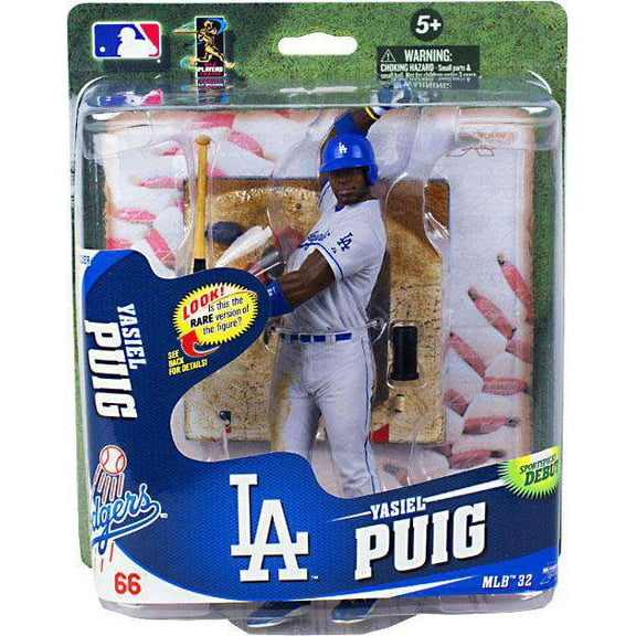 McFarlane MLB Sports Picks Series 32 Yasiel Puig Action Figure (Gray Uniform)