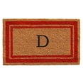 thumbnail image 5 of Momentum Mats Red Border Monogram Doormat (1'6 x 2'6), 5 of 5