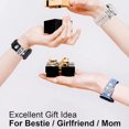 thumbnail image 6 of Luniquz 11 Packs Decorative Accessories Compatible with Apple Watch Band Charms 41/40/ 38/ 42/44/ 45/49mm Women, Stainless Steel Bling Metal Bracelet Accessories for iWatch Series 8 SE 7 6 5 4 3 2 1, 6 of 7
