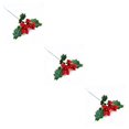 thumbnail image 3 of Bewildely Navidad Bayas Ramas Artificiales Decorativos Festivos Atmósferas Navidad Inserción Decoración de fondo Type1 NO1, 3 of 6