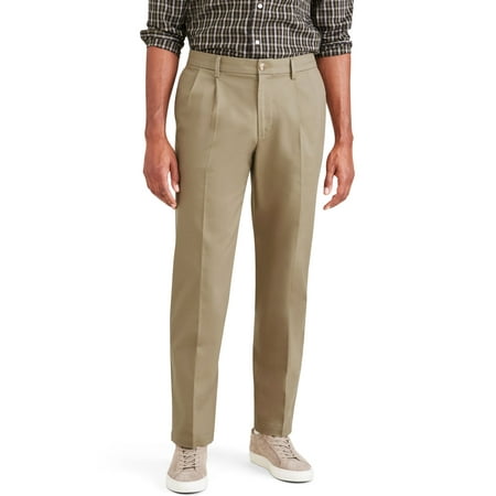 Dockers Men's Classic Fit Signature Pleated Khaki Pants