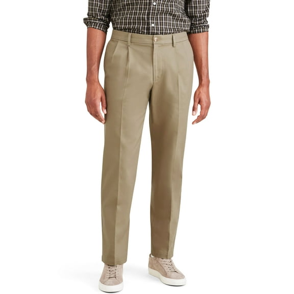 Dockers Men's Classic Fit Signature Pleated Khaki Pants