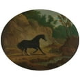 thumbnail image 2 of Sawrey Gilpin 14x12 Black Ornate Wood Framed Double Matted Museum Art Print Titled: A Horse Frightened by a Snake (1792), 2 of 5