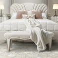 thumbnail image 2 of Michael Amini London Place Velvet Bed Bench - Creamy  Pearl, 2 of 8