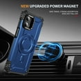 thumbnail image 2 of ELEHOLD for Motorola G Stylus 5G (2023) Case, Compatible with Mag safe Accessories, Strong Magnetic Military-Grade Drop Protection Invisible Kickstand Shockproof Protective Phone Case,Blue, 2 of 7