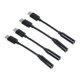 thumbnail image 1 of Paquete de 4 USB C A 3.5mm Adaptador de Jackde Auriculares, Type C Macho A 3.5mm Hembra Conversor , Compatible con Moto Z / Z Droid / Force / Play Y Otros Dispositivos USB C, 1 of 5