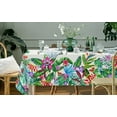 thumbnail image 5 of Tropical Palm Leaf Summer Floral Tablecloth,Vintage Tropical Leaves Print Table Cover 60 x 102 for Tropical Party Decorations,Perfect for Kitchen, Restaurant ,Outdoor Beach,Holiday Picnic Table Cover, 5 of 5