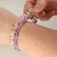 thumbnail image 2 of Stretch Magic Bead & Jewelry Cord - Strong & Stretchy, Easy to Knot - Clear Color - 0.7mm Diameter - 100-meter (328 ft) Spool - Elastic String for Making Beaded Jewelry – Bonus Hypo Cement Glue, 2 of 7