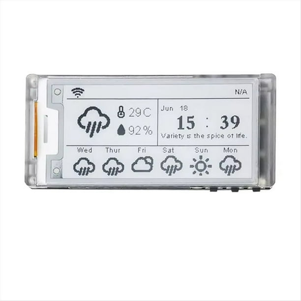 Monitor de Papel Electrónico Vision Master E213 Meshtastic de 2,13 Pulgadas, y Negro, LoRa ESP32, de Tinta Electrónica de 868 MHz