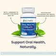 thumbnail image 6 of EZ Melts Oral Health Complete - Oral Probiotic - Supports Gum Health, Fresh Breath & Helps Relieve Occasional Dry Mouth - No Artificial Flavors, Non-GMO & Vegan - 2 Pack, 6 of 9